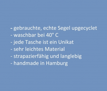 Roll-on-Top Segeltuchrucksack mit blauer 4